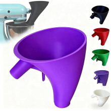 Embudo para harina para batidora KitchenAid – Accesorio para batidora de pie, compatible con KitchenAid, diseño fácil de verter para harina y