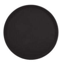 Plateau de service élégant, avec revêtement en caoutchouc, en plastique de haute qualité, 28 cm, pour restaurants et maison, durable et pratique