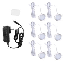 Long Lasting LED Puck Lights For Workshop Illumination, Well Constructed Warm White Lighting With Easy Installation