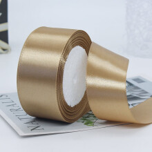 Panglică de satin kaki 4,4 cm x 10,2 m – Meșteșuguri, Nuntă, Coafură DIY, Cusut, Ambalaj cadou, Buchet de Ziua Îndrăgostiților –