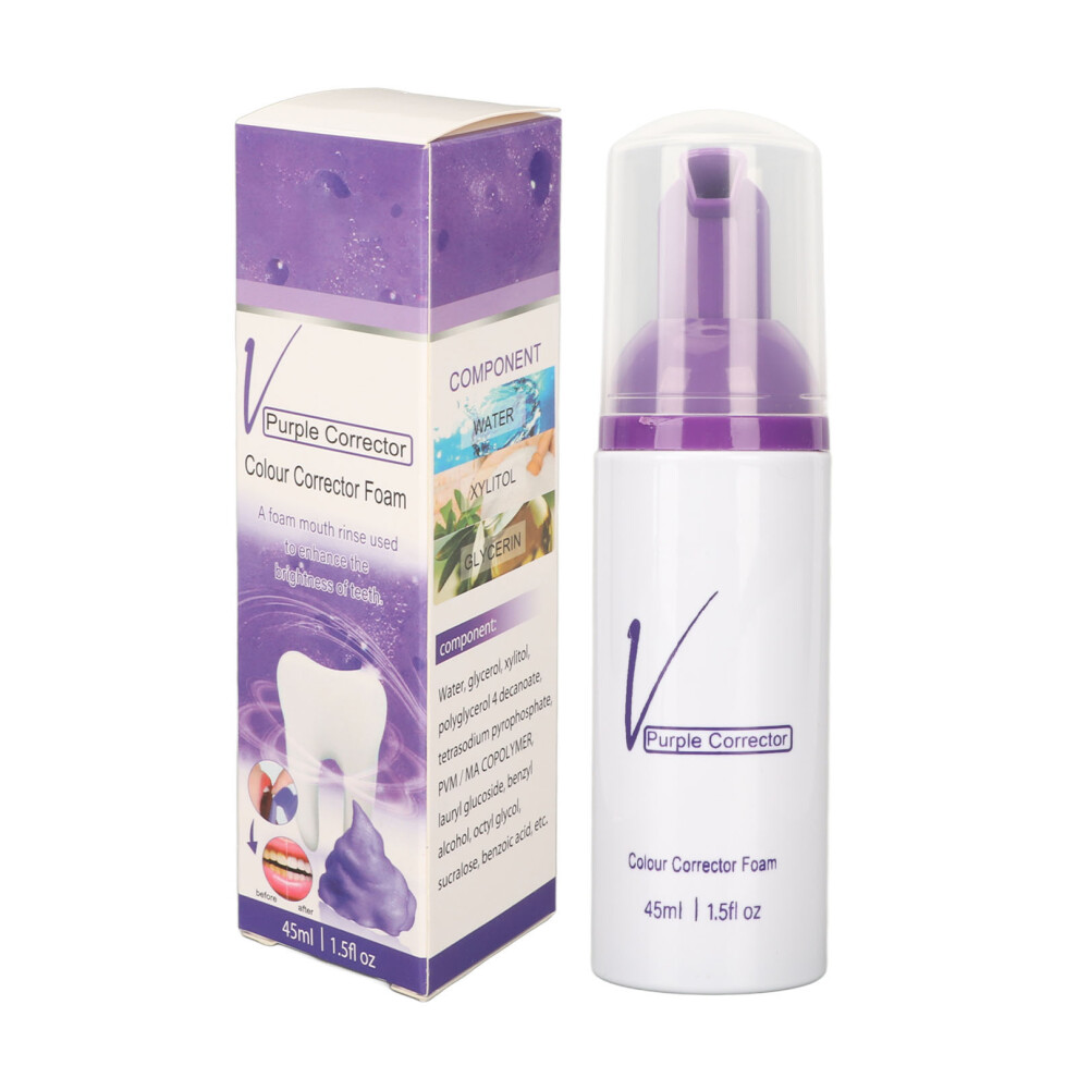 Brightening Toothpaste, Advanced Color Corrector Technology Non Abrasive Gentle On Enamel For Instant Stain Removal And Enhanced Oral Care