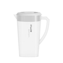 Jarra de plástico com tampa e bico, capacidade de 1,3 litros (44 oz), ideal para bebidas. Garrafa de água de plástico, jarra de vidro, jarra para