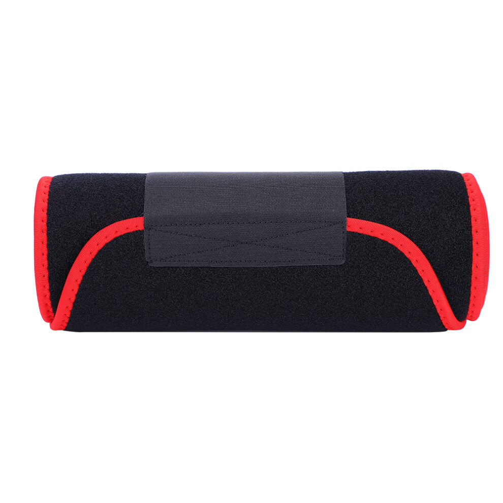 Posture Corrector & Thermal Therapy, Lumbar Support Sweat Belt for Athletes, Red