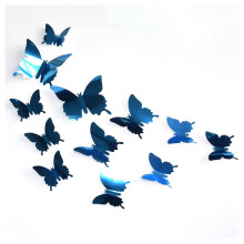 3D Realistic Butterflies For Party Decoration, Kids Room: Diy Wall Art Enhances Any Space, 12Pcs Durable Butterfly Wall Decals Easy To Stick On Dry