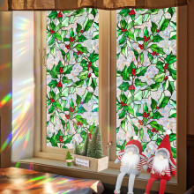 Christmas window cling sticker PVC static decal 1 piece