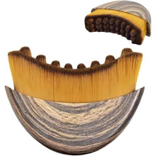 EP New Lymphatic Contour Face Brush for Dry Brushing & Drainage, Chin/Jawline Sculpting, Ergonomic Design – Compatible with All Skin Types