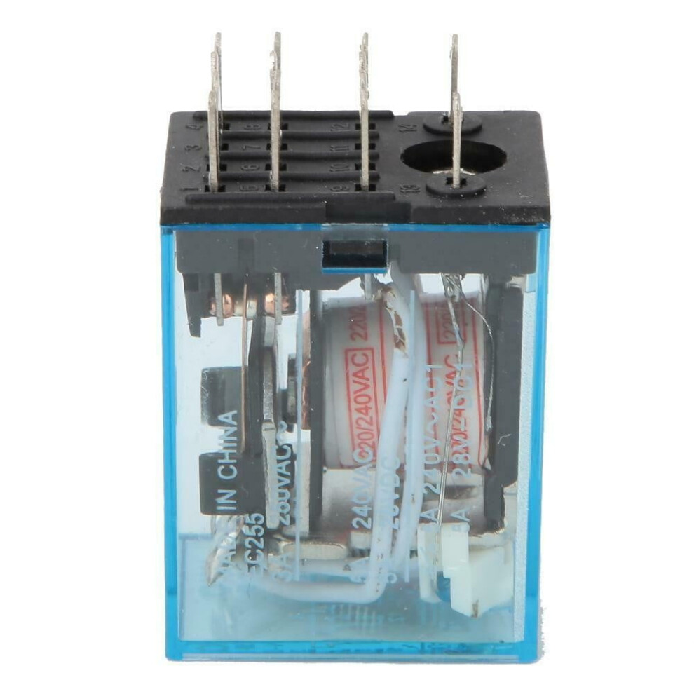 Electromagnetic Intermediate Relay My4n-J My4n My4 220V 14 Pin 220Vac Coil 1Pc 4No + 4Nc 5A Coil Universals Relay Electrical 9193271120728