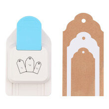 Craft Punch Set (1.5/2/2.5") for Tags, Paper, Scrapbooking & DIY – Compatible with Craft Tag Punch