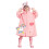 Imperméable rose léger pour enfants avec capuche (M) 3
