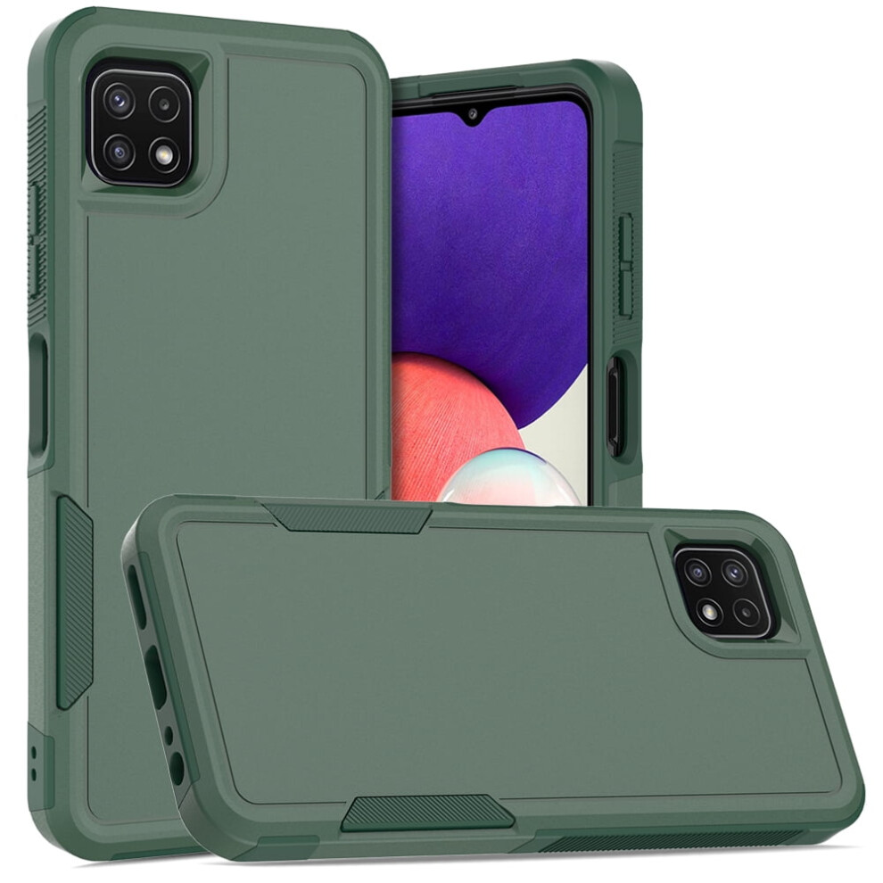 Defender Case For Compatible With Samsung Galaxy A22 5G Â Heavy Duty, Dustproof, Shockproof, Non-Slip Rugged Cover, Green 9327961767058
