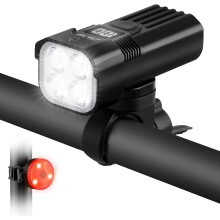 USB-C Rechargeable Bike Light Front & Rear Set for Night Riding,IP65 Waterproof, Memory Function for Commuting & Mountain
