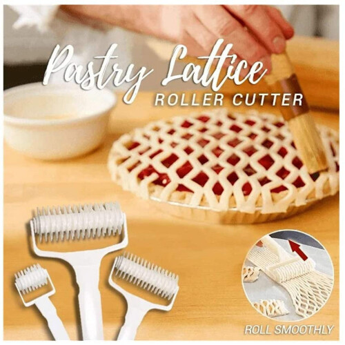 1Pcs Lattice Roller Cutter Pastry Cutter Roller DIY Baking Tool for Dought Cookie Pie Pizza Bread Pastry