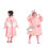 Imperméable rose léger pour enfants avec capuche (M) 11