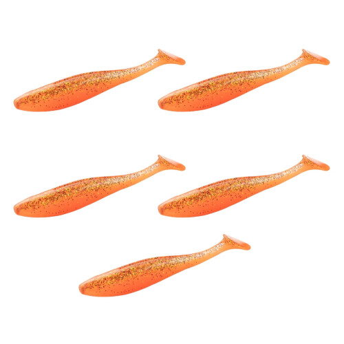 5 τεμάχια 10cm Paddle Tail Swimbaits Μαλακά δολώματα ψαρέματος για πέστροφα Walleye Τεχνητά
