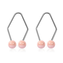 Trendy Lip Piercing Jewelry Pearls Face Muscle Exerciser Cheeks Dimple Maker For Valentine's Day Gift