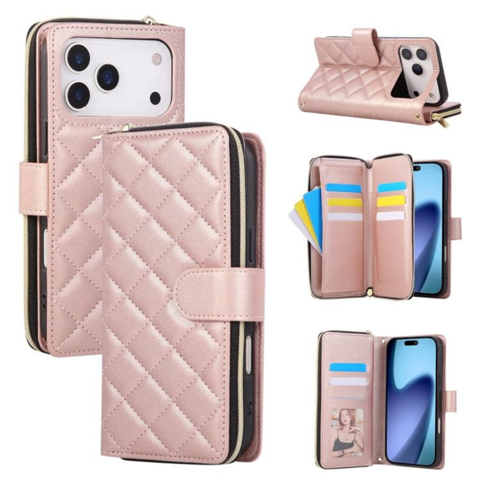 Magnetic Flip Wallet Case For Iphone 17 Pro With 9 Card 913211589717