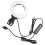 Live Streaming Lighting LED Ring Light Webcam Lighting Video Conference Lighting Dimmable Brightness Adjustable Color Temperature3Light Modes 3