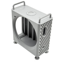 Mini Chassis for Mac Mini M4/M4 Pro 2024, 3D Printed Vertical Computer Case Protective Chassis Dustproof Bracket Storage Stand DIY PC Part