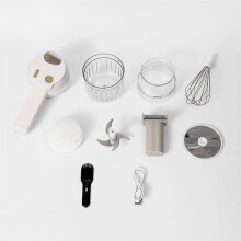 Electric Vegetable Chopper Set 4-in-1 Portable Wireless