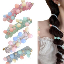 Soft Elastic Spiral Hair Ties for Thick Hair, 12 Pack