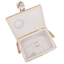 Large Double Layer Sewing Basket with Comfortable Handle – 24x17.5x13cm