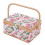 Large Double Layer Sewing Basket with Comfortable Handle – 24x17.5x13cm 14