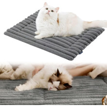 Self Warming Pet Bed for Cats and Dogs, Medium, Brown