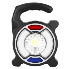Wielofunkcyjna latarka solarna, niezbędne akcesoria kempingowe, przenośny reflektor LED COB do zastosowań awaryjnych, pieszych i wędkarskich, o