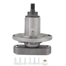 Vervangende spindelassemblage voor John Deere grasmaaiers, inclusief zelfborende bevestigingsbouten, geschikt voor de L107-, L118- en L130-serie.