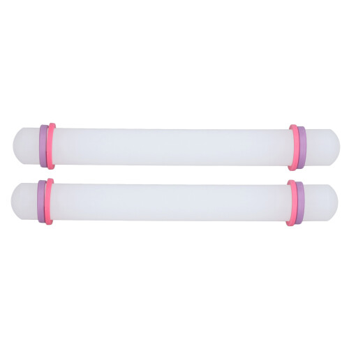 Dumpling Dough Roller, Adjustable Thickness Rolling Pin For Consistent Results, Nonstick Plastic Rolling Pin Facilitates Easy Cleaning, Rounded Ends