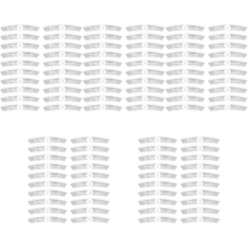 100St Plastic Fietsreflectoren Wit Voor Veiligheid & Gebruik 1