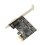 PCIe x1 RS232 Serieller Adapter - Single Port für Windows/Linux/DOS 16