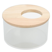 Kleines rundes acrylic Hamster-Sand-Badewanne | Transparente Badekasten