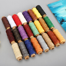 24 Colors 150D Waxed Thread Fabric Stitching Cord for Leather Craft DIY