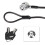 Carbon Steel Cable Combination Security Locking Cable Laptop Lock Push Button Design Theft Deterrent Keyless Cipher Lock Resettable Number Code For 5
