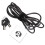 Carbon Steel Cable Combination Security Locking Cable Laptop Lock Push Button Design Theft Deterrent Keyless Cipher Lock Resettable Number Code For 6