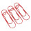 Multi-function Paper Clips Vinyl Coated Sturdy Prevent Scratching Secure Grip Rust Proof Corrosion Resistance Decorative Office Accessories 6