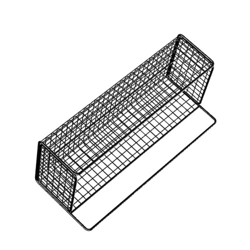 Sturdy Iron Hanging Wall Wire Baskets Rust Resistant Garlic Keeper Space-Saving Design Wall Mounted Storage Solution For Kitchen Bathroom Bedroom, 1