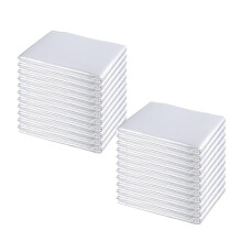 100 Pcs Disposable Barber Cape Waterproof Salon Cape Hair Cutting Cape Hair Dye Cape White Barber Haircut Cape