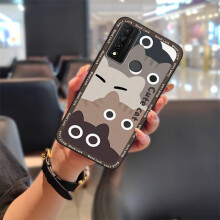Capa para celular compatível com TCL20XE – Capa de TPU resistente à sujeira, com estampa de grafite, à prova d'água, resistente a impactos,