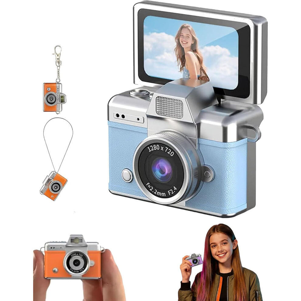 Mini Digital Camera With 1.47 In Lcd Screen, 1080P Keychain Camera With Built-In Flash And 32Gb Memory For Travel And Daily Photography 9551475518176