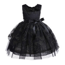 Vestido de Navidad para niñas, encaje, para niña de las flores, boda, baile de graduación, concurso de belleza, fiesta de cumpleaños, vestido