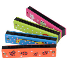 Harmonica jouet pour enfants, instrument de musique à 16 trous pour garçons et filles – Débutant, cadeau d'anniversaire, cadeau éducatif –