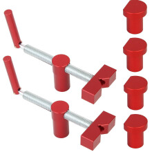 2 stuks 20 mm MFT tafel-/werkbankklemmen met 4 verstelbare werkbankstoppers