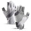 Microfiber Leather Gloves 40g, Blue/Gray, M/L/XL 3