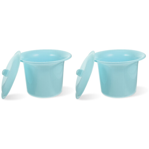 2Pièces Bassin Avec Couvercle Usage Portable Familial