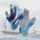 Microfiber Leather Gloves 40g, Blue/Gray, M/L/XL 8