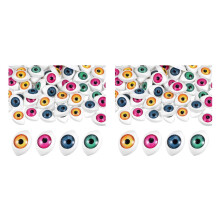 200Pièces Yeux D'halloween Plastiques Réalistes Multicolores Pour Fête