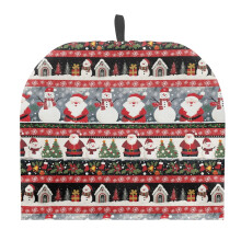 Christmas Santa Claus Teapot Cover with Hanging Loop, Thick & Fade-Resistant, Compatible with Standard Kettles