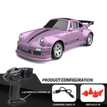 RC-Drift-Auto für Kinder, 1/64 4WD ferngesteuertes Auto mit automatischem Ruhemodus, Rennwagen, Weihnachts- und Geburtstagsgeschenk für Jungen und